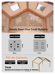 Tente familiale 7.5, vente chaude 2025 ㎡   Tente de <span class=keywords><strong>camping</strong></span> classique imperméable pour l'extérieur, portable, sans installation, gonflable, à <span class=keywords><strong>vendre</strong></span> - Product Image 4