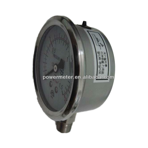 Manômetro de Baixa Pressão de Montagem Inferior em Aço Inoxidável de 100mm para Óleo e Gás com Certificação CE - Product Image 2