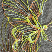 Rideau de porte d'été au design moderne, résistant aux insectes, en maille polyester lavable avec des trous de 1 mm, fermeture magnétique, installation facile