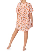 Personnalisé Femme Pull Jersey Sleepshirt Filles Imprimé À Manches Courtes Doux Pyjamas Femmes Loungewear Nuisette Robe