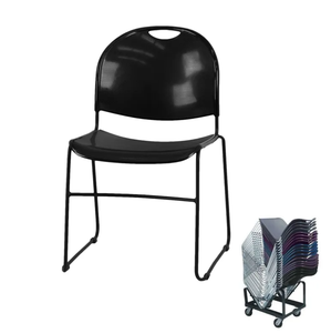 Silla Apilable de Plástico Económica Personalizada para Aulas de Capacitación con Mesa - Product Image 6