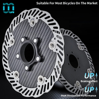 Rotor de frein à disque en carbone SeeMore ODM/OEM, usiné CNC, 6 trous, avec trous de dissipation thermique pour VTT/vélo de route/BMX