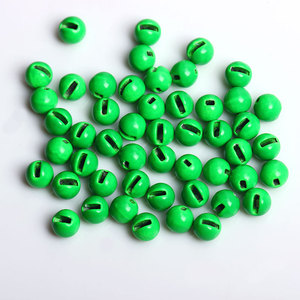 2026 White Egret Fly Tying F-type Tungsten Round Slotted Sinker Beads Modelo 01 para Pesaje de Nymphs - Marca FUN - Product Image 4