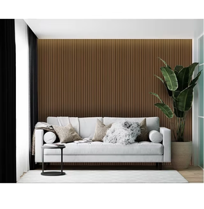 Paneles Decorativos Modernos de MDF de 18 mm con Textura de Madera para Revestimiento de Paredes en Hogares, Oficinas y Hoteles - Product Image 4