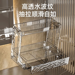 Bathroom Cosmetic Storage Rack 60X70cm 2 Tier Freestanding Durable Rectangular Pet Shelf For Toilet And Bathroom - Product Image 4