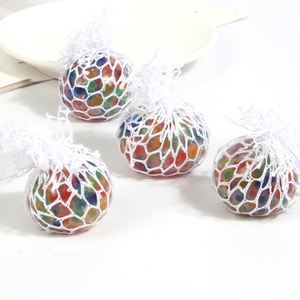 Pelota Antiestrés Personalizada, Pelota de Goma Suave TPR con Cuentas de Agua Envueltas en Malla, Juguete Sensorial - Product Image 6