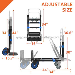 Chariot à main pliable en aluminium Dolly Cart avec chariot utilitaire robuste pliable - Product Image 4