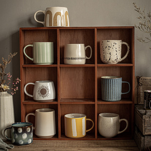 Taza de Cerámica Japonesa Retro de Alta Calidad, Taza de Gran Capacidad para Desayuno, Café y Agua, Taza de Lujo para Beber en Casa, Venta al Por Mayor - Product Image 2