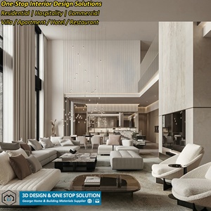 George Group, Solución Integral de Diseño Personalizado para Toda la Casa, Proyecto de Hotel Villa de Lujo, Renderizado 3D, Servicio de Diseño de Interiores para el Hogar - Product Image 4
