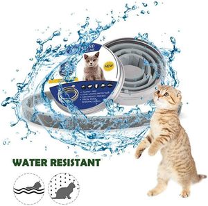 Collare Antipulci e <span class=keywords><strong>Antizecche</strong></span> <span class=keywords><strong>per</strong></span> Cani e <span class=keywords><strong>Gatti</strong></span> - Inodore, Resistente all'Acqua, Protezione <span class=keywords><strong>per</strong></span> 8 Mesi, Lunghezza 38cm - Product Image 4