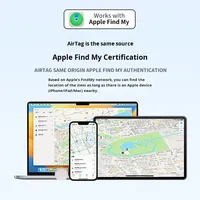 Dispositif anti-perte transfrontalier AirTag, localisateur GPS de voiture pour le réseau Apple Find My, batterie longue durée, étanche
