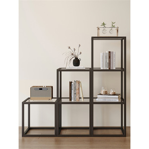 Hiện đại nhiều lớp sắt kính góc kệ cho phòng khách phòng ngủ lưu trữ & hình hiển thị thanh lịch cửa sổ hiển thị kệ - Product Image 3