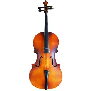 中国制造OEM品牌手工枫木大提琴套装，带免费袋/弓/松香
