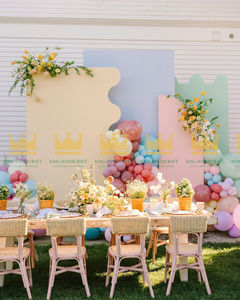 เก้าอี้เด็กทำมือจากหวายสไตล์โมเดิร์น น้ำหนักเบา ทนทาน ปลอดภัย ใช้ได้ทั้งภายนอกและภายในบ้าน เหมาะสำหรับเด็กวัยหัดเดิน ตกแต่งงานปาร์ตี้ - Product Image 2