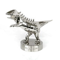 Ems — souvenirs de dinosaure populaire en métal, bijoux de dinosaure, en argent, artisanat en métal argenté, cadeau,