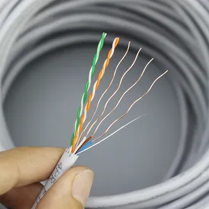 24awg 305m Boxes 4 Pair Indoor Cat5 UTP 5E Network Communication Cable UTP 1000FT Cat5e Lan Cable For CCTV Camera 1080P