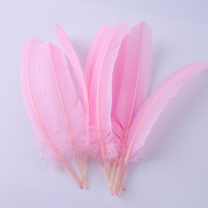 <span class=keywords><strong>Plume</strong></span> de dinde <span class=keywords><strong>rose</strong></span> vif pour artisanat bricolage coiffure chapeau cheveux Costume Cosplay accessoire carnaval fête mariage maison Floral déco - Product Image 2