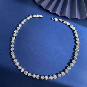 Collier œil de tigre en bijouterie fantaisie, collier luxueux en zircon cubique pour homme, collier pour femme, vente en gros du fabricant - Product Image 3