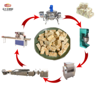 Ligne de production automatique de nougat FSD, machine à fabriquer des barres de bonbons mous