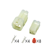 Conector sellado automático macho hembra de 4 pines serie HM, enchufe de Sensor de oxígeno Suzuki 6187-4441 6180-4181/11,/11