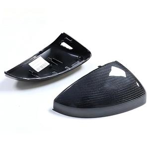 Nouvelle coque de rétroviseur latéral en fibre de carbone, pièce auto de remplacement en ABS avec option de trou auxiliaire pour Audi R8 TT TTS, protection - Product Image 6