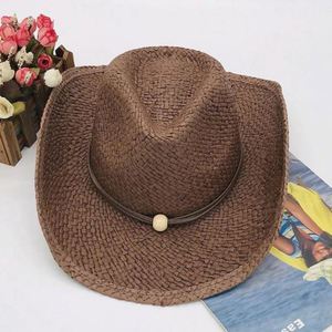 Factory Beach Travel Wholesale Wide Brim Roll-Up Straw Cowboy <b>Hats</b>-Sports Outdoor Casual Panama Style High Quality Low Price - Product Image 3
