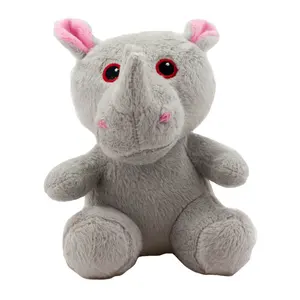 New Arrivals Hot Product 2021 Cute Rhinos Plush Stuffed Toy Soft Animal Rhinoceros