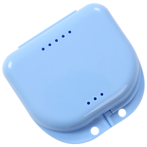 علبة تخزين بلاستيكية مع فتحات تهوية لواقي الفم الليلي وحافظة تقويم الأسنان - Product Image 5