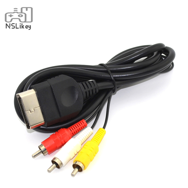 NSLikey 3RCA Cable for Xbox AV Audio Video Composite Cable Cord Adapter Connector RCA Cable