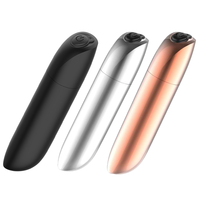 Vibrateur à balles compact en silicone et ABS, 19 fréquences de vibration, recharge USB, étanche, multi-vitesses, forte stimulation, pour femme