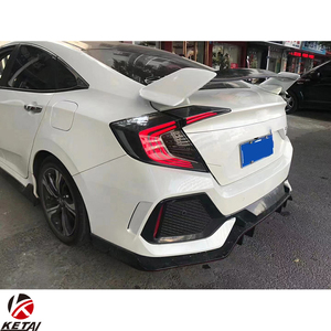 <span class=keywords><strong>Spoiler</strong></span> Posteriore in ABS Stile Type-R per <span class=keywords><strong>HONDA</strong></span> <span class=keywords><strong>CIVIC</strong></span> Sedan 2016-2022 - Product Image 6