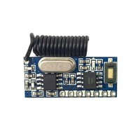 Módulo Receptor Inalámbrico RX480E-4 de Alta Calidad, CC 3.3-5V, Placa de Circuito de 433Mhz con Decodificación RX480E
