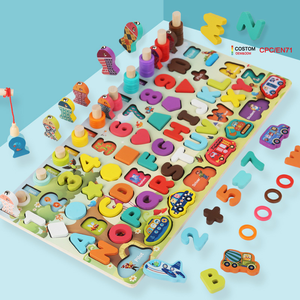 Premium Customizable New-Style Occupational Abacus Board Innovative Educational Counting Toy OEM/ODM Play Set for Children Wood - Product Image 1