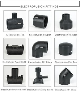 DN90 pe100 파이프 피팅 페 전기 융합 hdpe 전기 융합 <span class=keywords><strong>45</strong></span> 도 팔꿈치 - Product Image 4