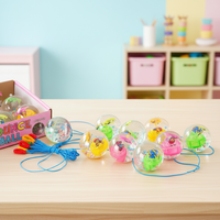 Balle rebondissante lumineuse LED écologique et colorée pour les jeux en plein air, les cadeaux de fête d'anniversaire, les jeux sensoriels pour enfants