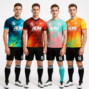 Camisetas de Fútbol <span class=keywords><strong>Personalizadas</strong></span> de Senegal, Camisetas de Fútbol de Costa de Marfil para Adultos, Fibra de Poliéster, Impresión por Transferencia de Calor, Transpirables, Servicio OEM - Product Image 1