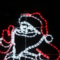 Lumière de corde à led 2D Lumière de motif de Père Noël Lumière de motif de Noël