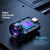 Módulo de Cámara de Infrarrojos Cercanos de 5MP, Módulo de Cámara de Visión Industrial CMOS NIR para Inspección por Visión Artificial