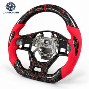 Volante Deportivo de Cuero y Fibra de Carbono para Kia K5/Gt Line/Cerato/Pregio/Gt2/K4/Sorento/Sxl/Sportage/Hatchback/Telluride - Product Image 6