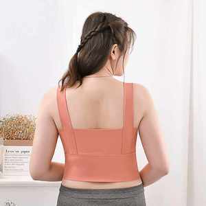 Sujetador Deportivo de Yoga para Mujer, Talla Grande, de Seda Helada, Transpirable, de Secado Rápido, con <span class=keywords><strong>Tirantes</strong></span> <span class=keywords><strong>Anchos</strong></span> y Espalda con Lazo - Product Image 5