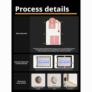 Estante Modular Suspendido con Panel de Madera Perforada y Tablero de Clavijas de Madera Maciza para Exhibición - Product Image 4