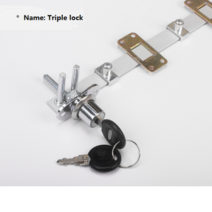 Ba ngăn kéo khóa văn phòng bàn bookshelf Ba khóa tủ điện thoại di động, 1 với 3 ngăn kéo ổ khóa, bán buôn - Product Image 3