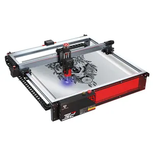 Twotrees gravador a laser, gravador ts2 96w laser 10w lazer máquina de corte cnc, marcação a laser para madeira, couro, vinil