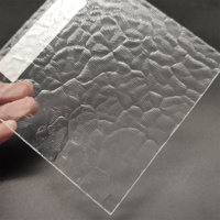 Feuille acrylique transparente avec une texture claire, 4x8 pieds