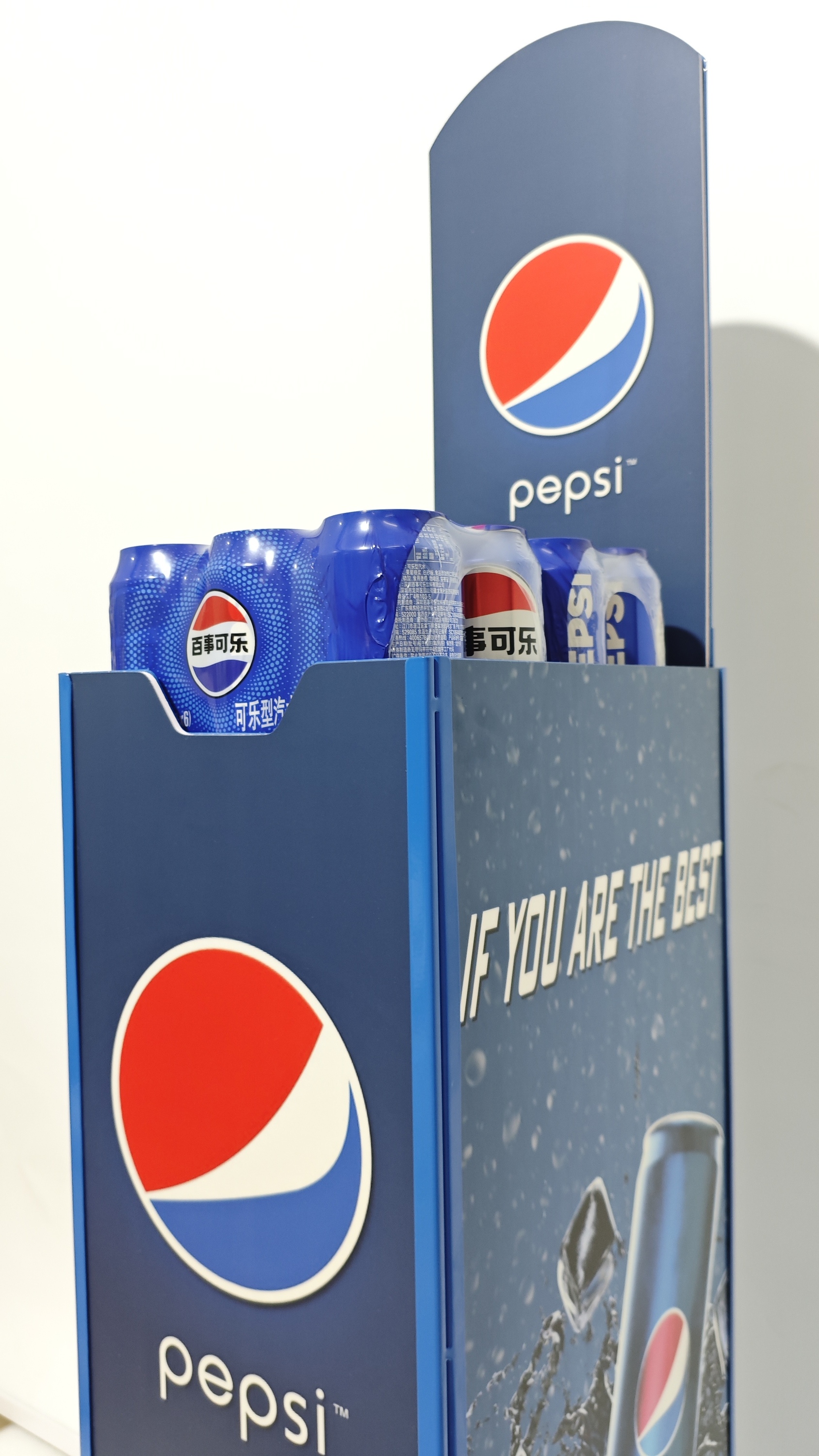 Electronic Beverage Lifting Bin Cola Cans Equidistance Lifting and Lowering Display Stand Metal Tube Drinking Storage Shelf — view 3