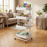 Chariot de Salon de Coiffure Personnalisé pour Équipement de Beauté, Chariot Mobile de Rangement pour Coiffeur