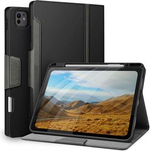 เคสแท็บเล็ต Laudtec รุ่น Heavy Duty ทนทาน ผลิตจากหนัง PU กันกระแทก พร้อมขาตั้ง สำหรับ iPad Pro 13 2024/Air 13 2024 - Product Image 1