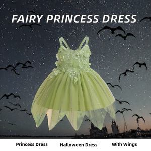 Disfraz de Halloween para Niña, Vestido de Hada Tinkerbell con <span class=keywords><strong>Alas</strong></span>, para Cosplay, Fiesta de Disfraces, Princesa - Product Image 2