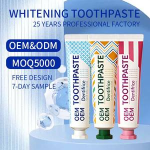 Fabricant de <span class=keywords><strong>dentifrice</strong></span> rapide blanc personnalisé menthe poivrée nettoyage en profondeur soins bucco-dentaires pour adultes pour usage domestique - Product Image 1