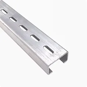 C45 aluminum alloy electric guide rail DIN card rail U-type switch for installation of 35mm wide distribution box